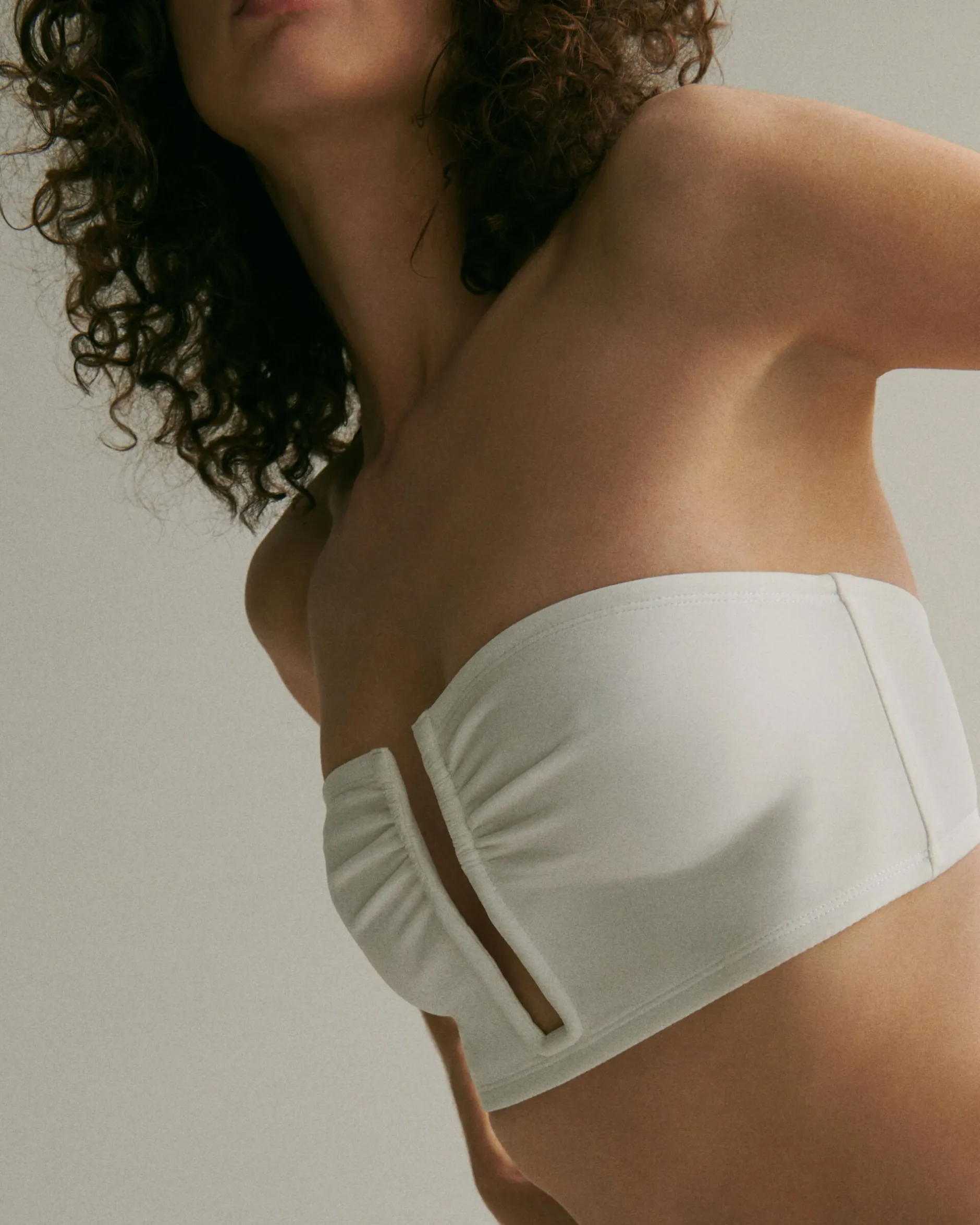 LIVY BELLEHAVEN BANDEAU STONE WHITE Best