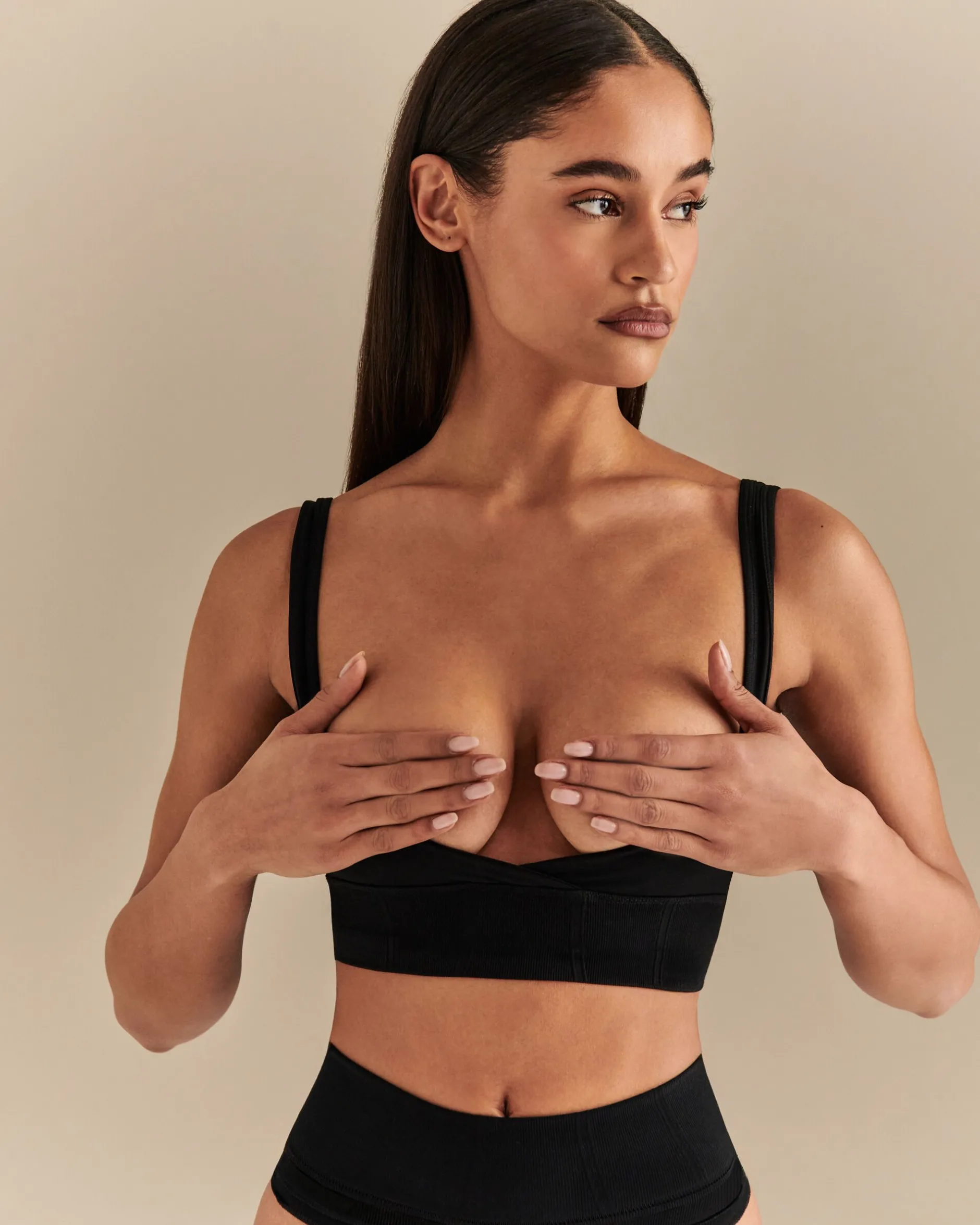 LIVY CHROME BRALET BLACK Best Sale