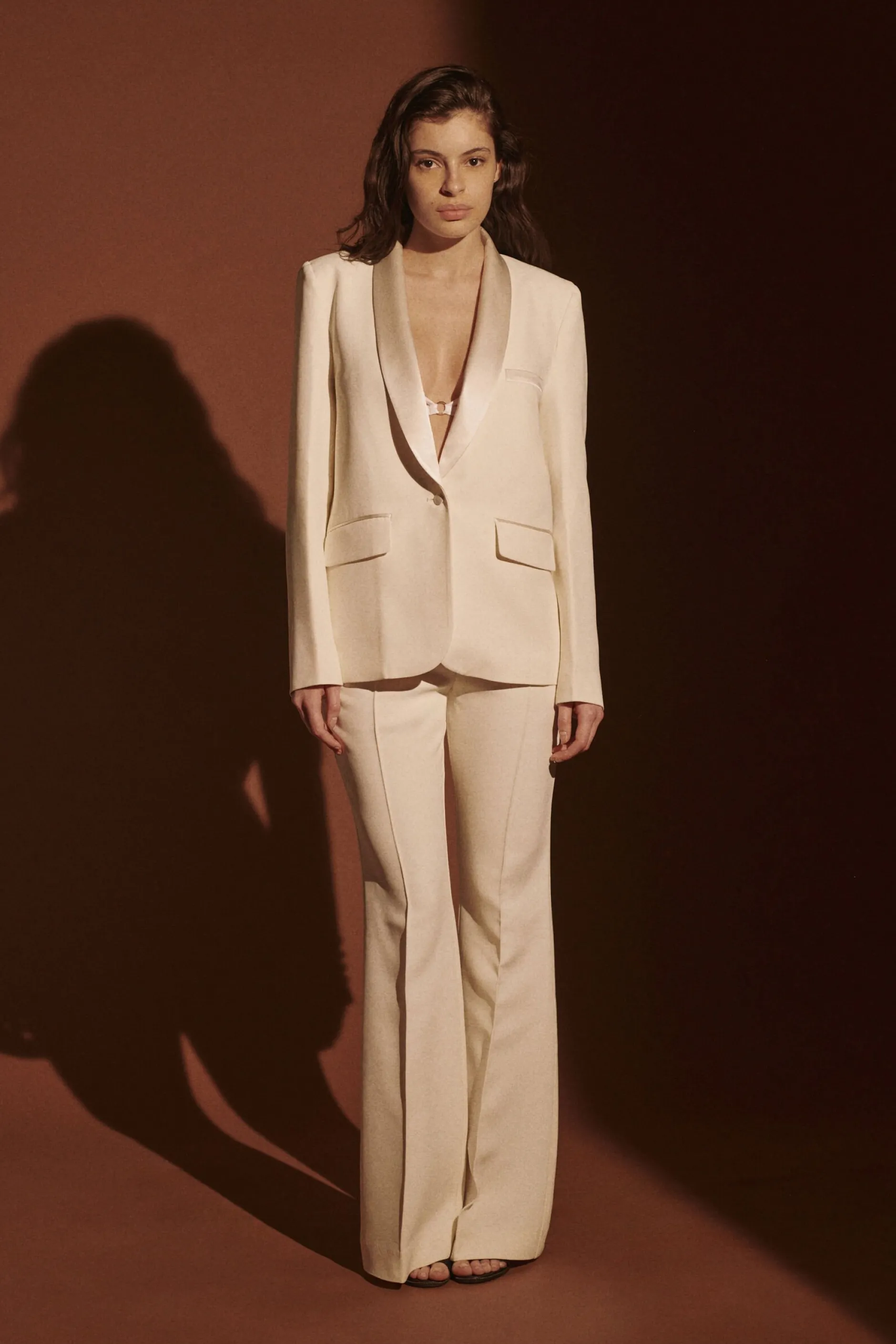 LIVY LOUIS BLAZER CREAM Flash Sale